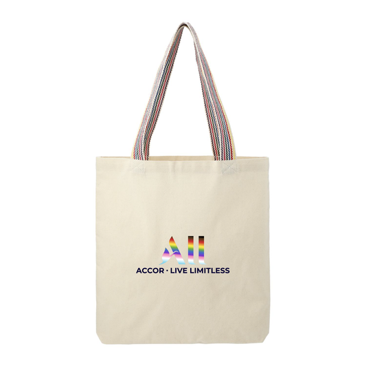 Rainbow Recycled Cotton Tote - 6oz
