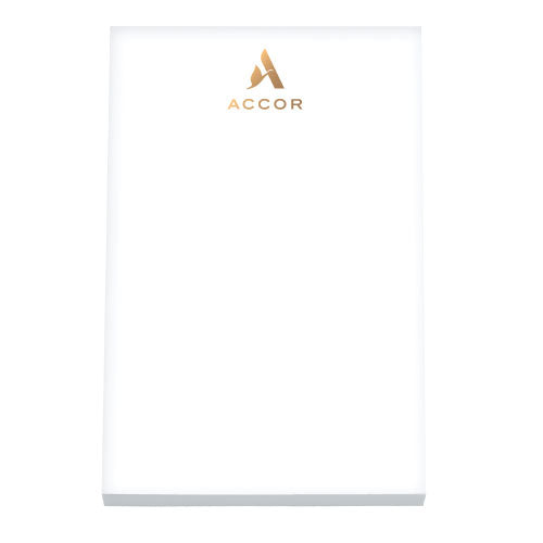 Notepad, 50 Sheets 5” x 7” - Accor Logo